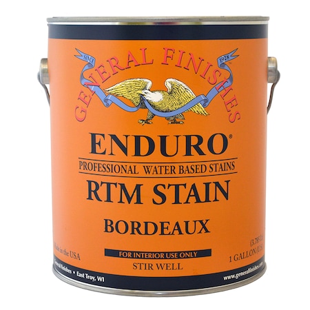 1 Gal Bordeaux Enduro RTM Water-Based Wood Stain